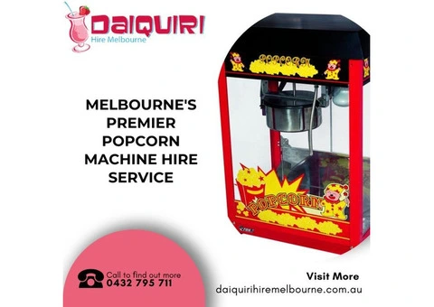 Melbourne's Premier Popcorn Machine Hire Service