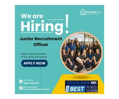 Join Our Team! Junior Recruitment Officer Wanted at Concept Care!