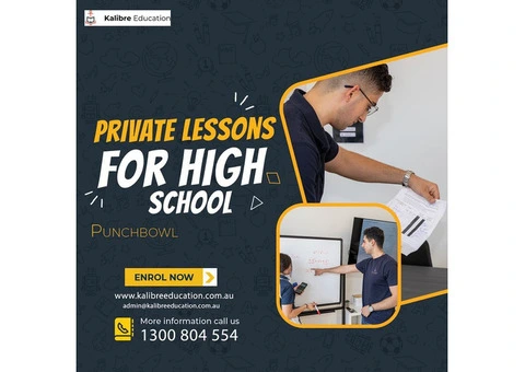 Avail of the best Private lessons for high school in Punchbowl today