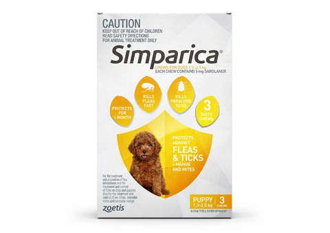 Simparica Treatment & Prevention Of Flea & Tick Protection Chewables - 3/3