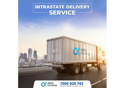 Swift and Reliable Intrastate Delivery Service by Alpha Trucking