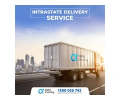 Swift and Reliable Intrastate Delivery Service by Alpha Trucking
