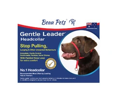 Beau Pets Gentle Leader Headcollar in Black for Dogs