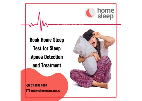 Book Home Sleep Test for Sleep Apnea Detection and Treatment