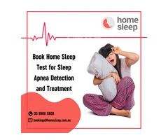 Book Home Sleep Test for Sleep Apnea Detection and Treatment
