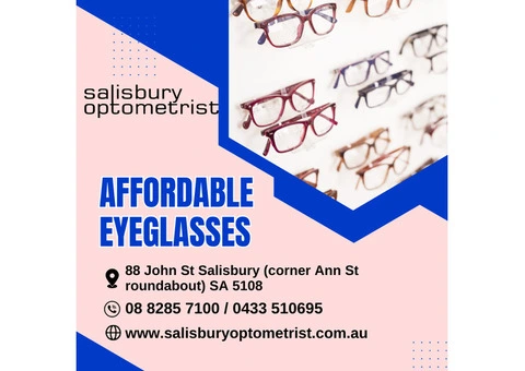 Affordable Eyeglasses in South Australia - Salisbury Optometrist