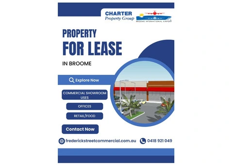 Property for Lease in Broome, Australia | Frederick Street Commercial