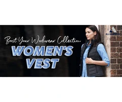 Get our womens vest that boost your workwear collection