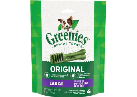 GREENIES Original Flavor Dental Treats for Large Dogs | VetSupply
