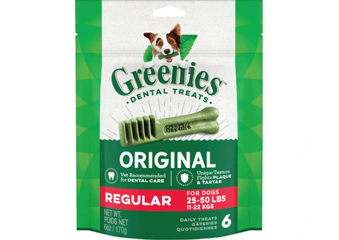 Buy GREENIES Original Regular Size Dog Dental Treats | Pet Food | VetSupply