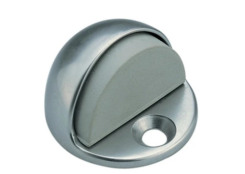 Stainless Steel Floor Mounted Door Stopper | Satin Finished