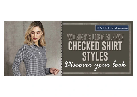 Discover your look with womens long sleeve checked shirt styles