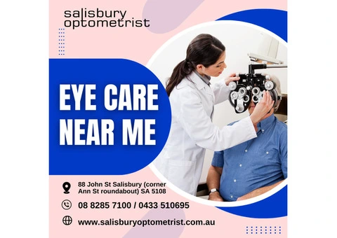 Professional Eye Care Near Me in Australia - Salisbury Optometrist