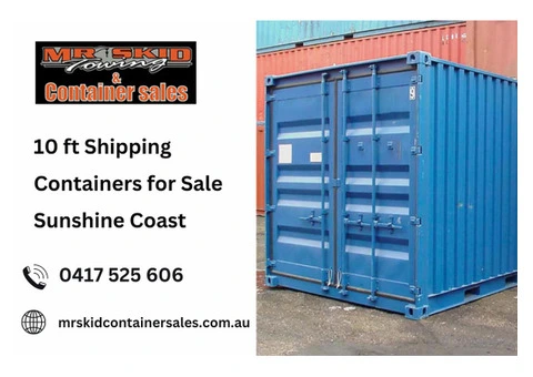 10 ft Shipping Containers for Sale in Sunshine Coast | Call 0417 525 606