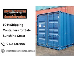 10 ft Shipping Containers for Sale in Sunshine Coast | Call 0417 525 606