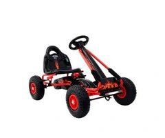 Rigo Kids Pedal Go Kart Car Ride On Toys Racing Bike Rubber Tyre Adjustable Seat