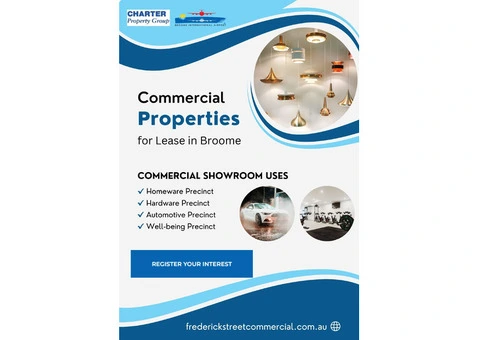 Commercial Properties for Lease in Broome | Frederick Street Commercial