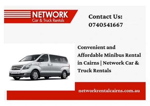 Convenient and Affordable Minibus Rental in Cairns | Network Car & Truck Rentals