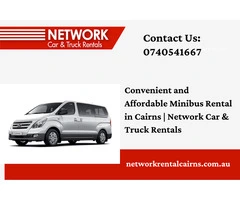Convenient and Affordable Minibus Rental in Cairns | Network Car & Truck Rentals