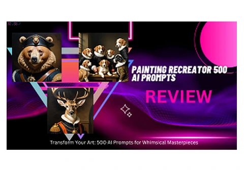 Transform Your Art: 500 AI Prompts for Whimsical Masterpieces