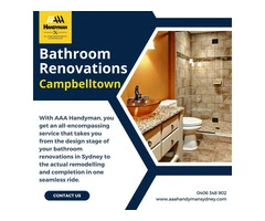 Bathroom Renovations Campbelltown - AAA Handyman Sydney