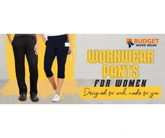 WORKWEAR PANTS FOR WOMEN- DESIGNED FOR WORK, MADE FOR YOU