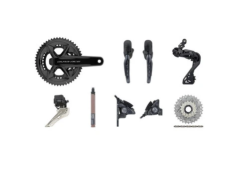 Shimano Dura-Ace Di2 R9250 Power Meter Groupset 2x12 36-52 W/ Disc Brake (RACYCLESPORT)
