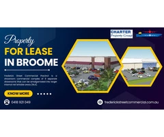 Property for Lease in Broome | Frederick Street Commercial