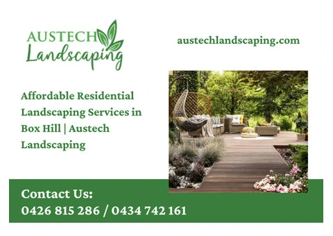 Affordable Residential Landscaping Services in Box Hill | Austech Landscaping