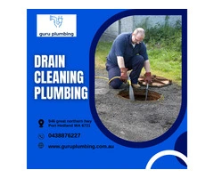 Drain Cleaning Plumbing Services in Australia - Guru Plumbing