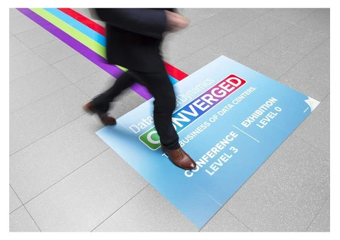Make Every Step Count with High-Impact Floor Stickers