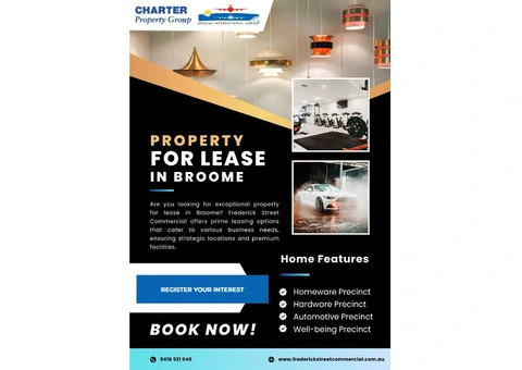 Property for Lease in Broome | Frederick Street Commercial