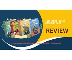 Create, Brand, and Profit with Tiny Lands PLR Coloring Pack