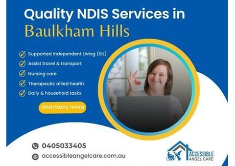 Quality NDIS Services in Baulkham Hills | Call - 0405033405