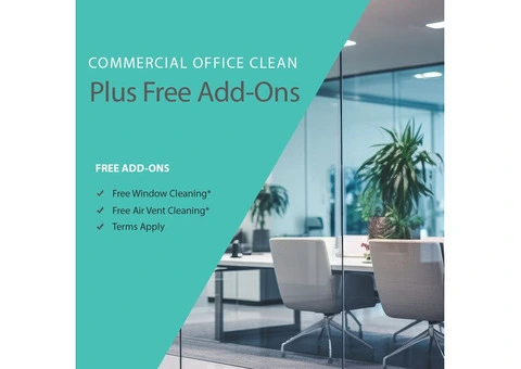 Free add-ons with your next clean - Infoclean Commercial Cleaning - 1/7