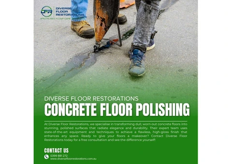 Say Goodbye to Dull Floors With Concrete Floor Contractors