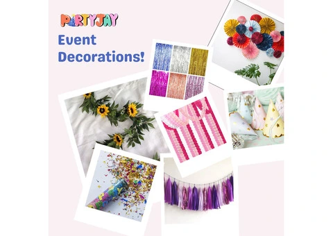 Top-Quality Events Decoration Items at PartyJay Sydney