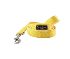 Dan & Sam - Polyester Webbing Dog Lead Wild Sunflower