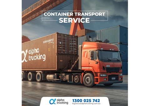 Comprehensive Container Transport Solutions by Alpha Trucking