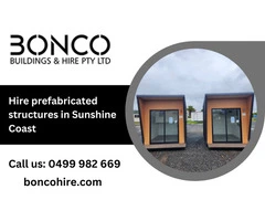 Affordable prefabricated structures in Sunshine Coast | Bonco Buildings and Hire