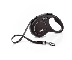 Flexi Retractable Cord Lead Medium in Black - VetSupply
