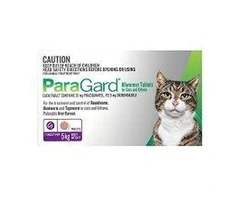 Paragard Allwormer For Cats & Kittens 5kg 4 tablets