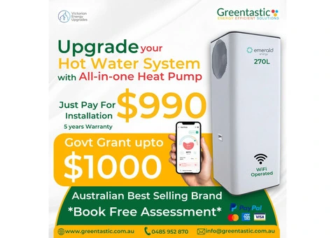Hot Water Heat Pump Installations
