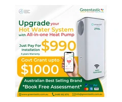 Hot Water Heat Pump Installations