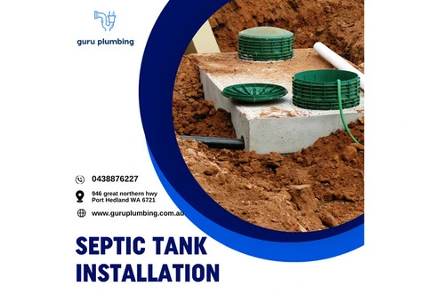 Septic Tank Installation Services in Australia - Guru Plumbing