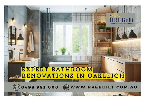 Expert Bathroom Renovations in Oakleigh