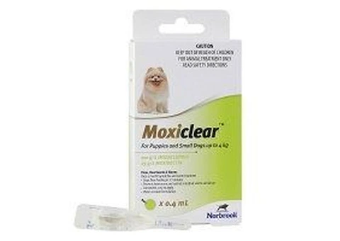 Buy Moxiclear Fleas & Worm Spot-On Solution For Dogs online