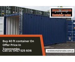 Buy 40 ft container On Offer Price In Toowoomba