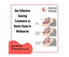 Get Effective Snoring Treatment at Home Sleep in Melbourne