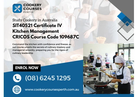 Achieve Career Success with Cert 4 Kitchen Management Training in WA